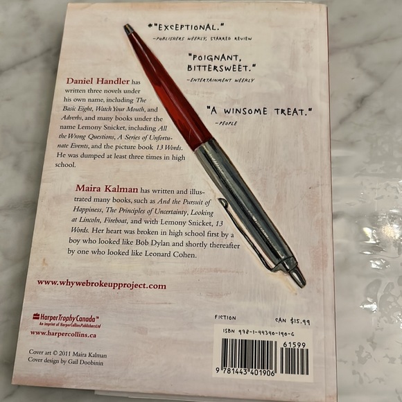 Why We Broke Up by Daniel Handler - Picture 3 of 3